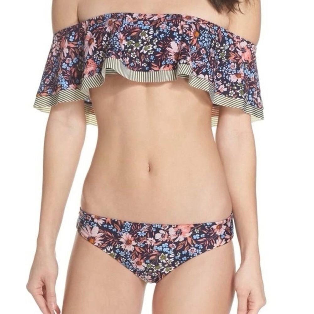 BCA Rebecca Virtue women sz S Reversible swimsuit suit floral